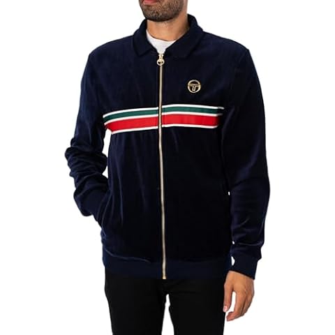 Sergio Tacchini Spencer Velour Track Top Jacket Cover