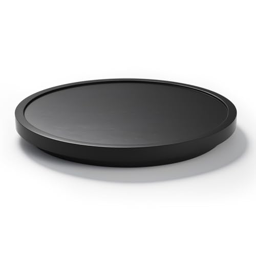 LAMU 11'' Wood Lazy Susan Organizer Turntable for Cabinet, Lazy