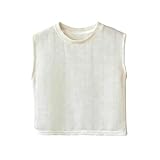 Xiaojmake Baby Boy Toddler Tank Tops Sleeveless T Shirt Athletic Breathable Casual Loose Fit Solid Color Vest Tees 6M-12Y White