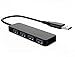 Price comparison product image Pjp Electronics 4 Ports USB Hub 3.0 For Laptop/PC/Macbook Ultra Slim Portable USB Hub (0.3 Meter Cable)