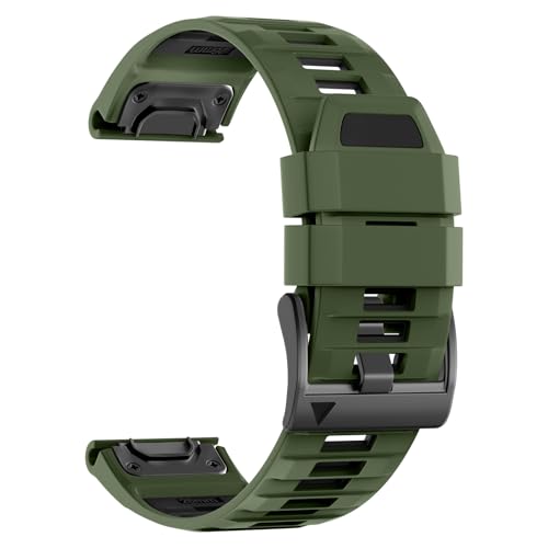 Correa de silicona QuickFit 26mm compatible Garmin Fenix miniatura 1