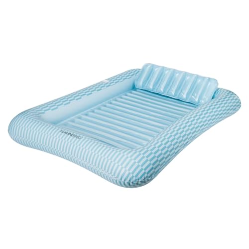 Flamingueo Materassino Gonfiabile - Gonfiabile Mare, Gonfiabili Piscina, Materassino Mare, Lettino Mare, Accessori Piscina (205 x 140 x 38 cm)