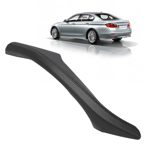 Attisfiera Puxador de porta lateral de couro para 5 F10 F11 F18 51417225852 direita interior do co-piloto de couro preto