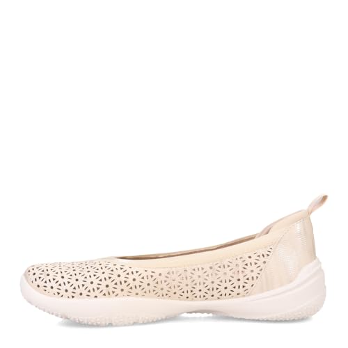 Jambu Women's Emma Ballet Flat, Cream Shimmer, 94