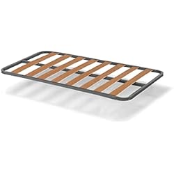 Somier 105 X 180 Sin Patas HOGAR24 ES | Somier Basic Sin Patas | Láminas Madera de Chopo | Estructura de Tubo de Acero 30x30 cm | Medida: 90x180 cm