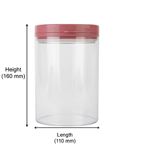 Image of Jaypee Plus Seal IT Plastic Container Set, 1 Liter, Set of 2, Pink
