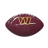Logo Brands Washington Commanders Rubber Glossy Mini Football
