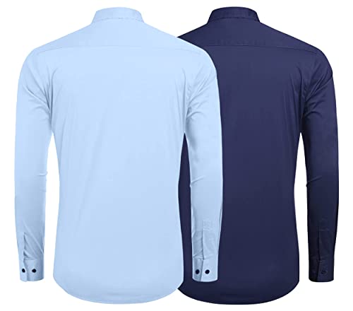 Image of Zombom Men's Regular Fit Cotton Blend Printed Full Sleeve Casual Shirts