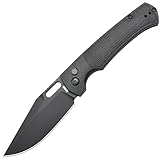 ARTISANCUTLERY REVEL Pocket Knife with 3.54'' AR-RPM9 Steel Blade, Folding Knife with FRN Handle for Men Women Camping Hiking(1867P Black)