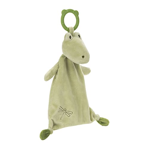 Image of GUND Baby Baby Toothpick Ensley Alligator Teether Lovey Plush Stuffed Animal and Security Blanket, Green, 13 inch