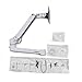 Ergotron – LX Quad Monitor Arm, VESA Desk Mount – for 4 Monitors Up to 40 Inches, 7 to 11 lbs Each – White