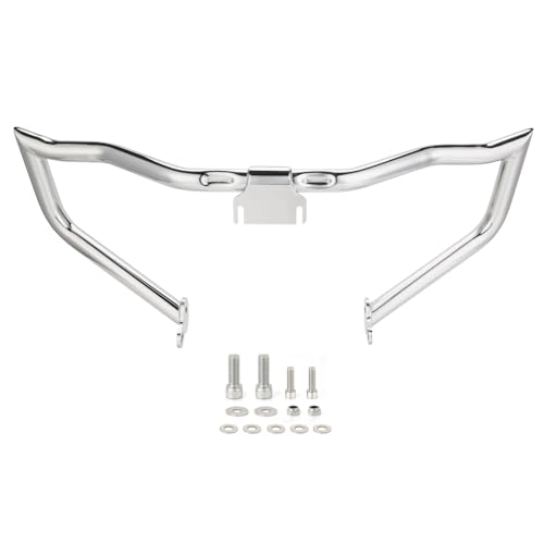 Aferrizu Motorcycle Crash Bar Engine Guard Compatible with Harley Davidson Touring Road King Street Glide Electra Glide 2014-2023 Highway Bar (Chrome) by Aferrizu - Used condition - Image 9
