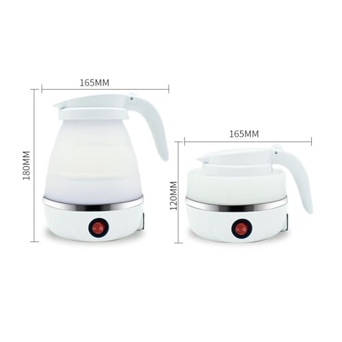 Tetera eléctrica portátil plegable de silicona miniatura 4