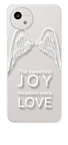 sslink AQUOS wish5 SH-52F SH-M32 �Ή� �N���A �n�[�h�P�[�X JOY LOVE �H ���S �i�z���C�g�j �J�o�[ �W���P�b�g �X�}�[�g�t�H�� �X�}�z�P�[�X