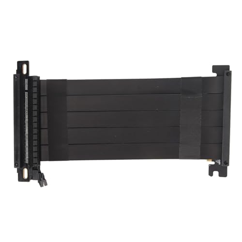 Cable de elevación PCIe 4.0 X16 flexible 20cm negro que soluciona el sobrecalentamiento de GPU 5