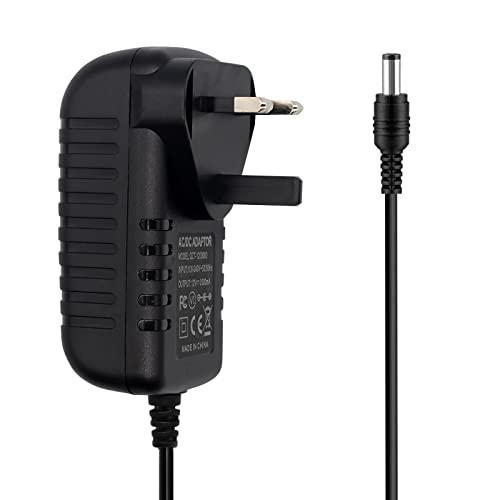 PAUTIX UK-Stecker 12 V 3 A Netzteil Adapter für LED-Streifen, AC100-240 V auf DC12 V Treiber-Transformator 36 W mit 1,2 m langem Kabel, 5,5 x 2,1 mm Cover