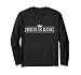 Jesus is King with Crown Christian Long Sleeve T-Shirt