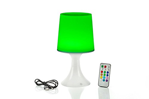 Auraglow Kabellose LED-Lampe mit Farbänderung Ferngesteuertes Batteriebetriebene Stimmungslicht