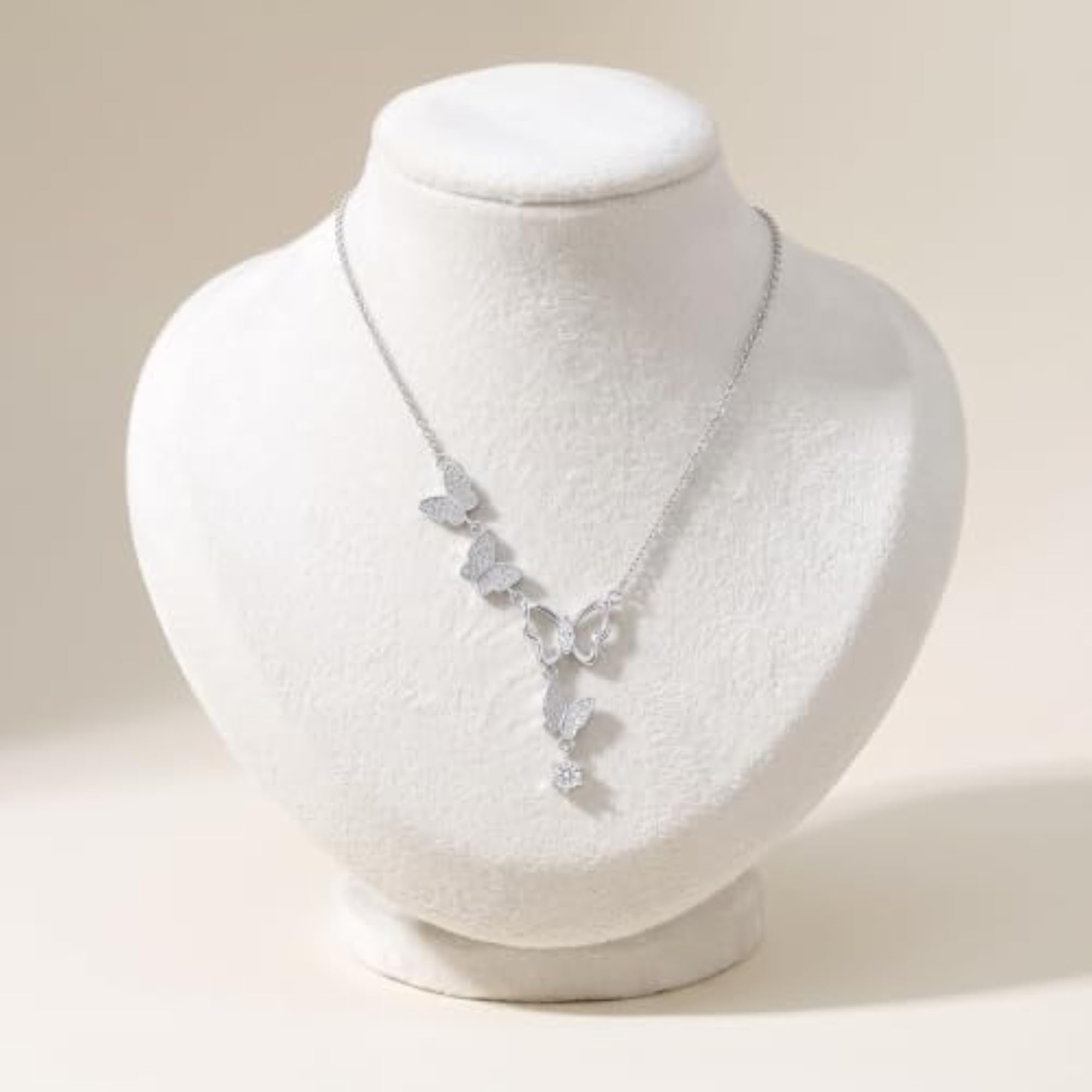Nature-Inspired Stainless Steel Pendant Chain Necklace