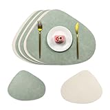 Facilité d'entretien : Les traces d'eau ou de graisse disparaissent instantanément avec un simple coup de chiffon humide.Nettoyage complet : Pour un nettoyage approfondi, l'ensemble des napperons peut être lavé directement dans l'évier.Astuce anti-taches : En particulier pour les napperons de couleur claire, il est recommandé d'essuyer immédiatement les taches de café, de sauce ou similaires afin d'éviter toute pénétration