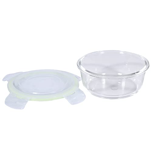 Image of Jaypee Plus Klaro Round 620ML Glass Storange Container Transparent (Pack of 1)