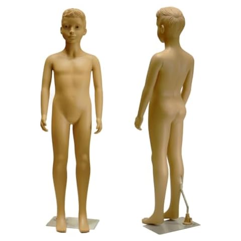 Realistic Standing Male Child Mannequin + Base (GS-1) Cover