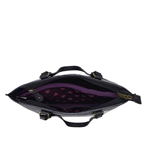 Image of Anuschka Women's Original Hand-Painted Genuine Leather Medium Tote