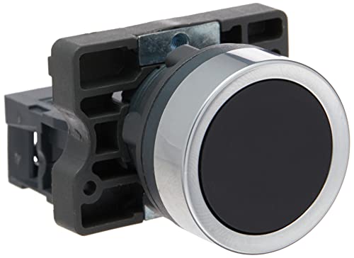 Botão 22Mm 1Na Preto Impulsão Xa2Ea21 Plástico Schneider