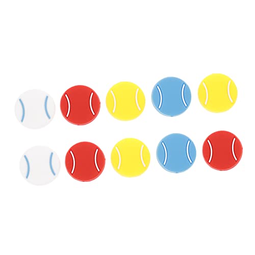 NAMOARLY 10Pcs Tennis Vibration Dampeners Racquet Absorbers for All Tennis Rackets Easy Installation Random for Players Seeking Enhanced Comfort