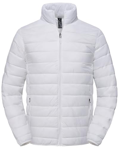 Image of SPOSULEI Men Puffer Jacket Packable Lightweight Winter Jackets Coats Outdoor Waterproof Insulated Jackets