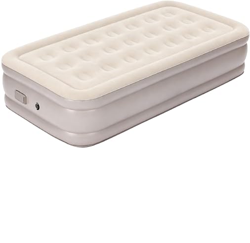 Waterproof Portable Double Camping Blow Inflatable Air Mattress Queen Size with Built-in Pump - Up Bed, Quick Inflate Airbed for Home & Camping-image-29