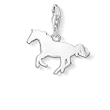 Inklusive Schmuckverpackung THOMAS SABO Damen Charm-Anhänger Pferd Charm Pferd 925er Sterlingsilber 1106-001-12
