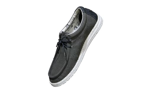 Image of Neeman's Mens Canvas Wanderers Sneakers | Boat Shoes | Comfortable, Flexible & Breathable | Tan UK9