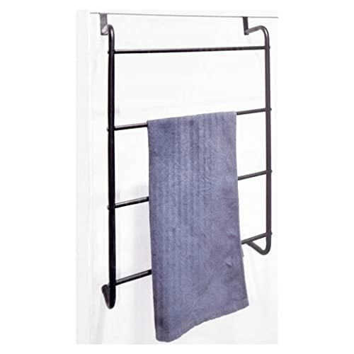 Over the Door Hanging Towel Rail Modern Bathroom Towel Rack Holder with 4 Bars - Cosy Home Interiors Over the Door Hanging Towel Rail Modern Bathroom Towel Rack Holder with 4 Bars - Image 4