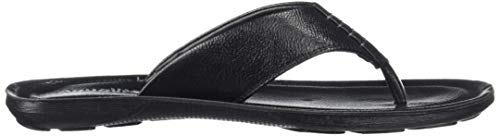 Image of Aqualite Men's Black Pg-1191 Slippers Slippers