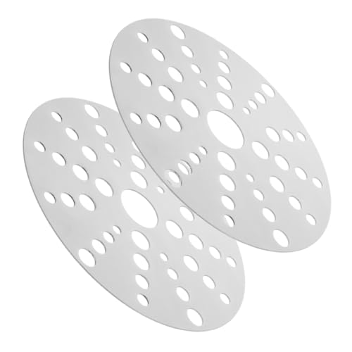WESIEVYA Adaptador Placa de Inducción 2piezas de Acero Inoxidable Conducción de Calor Uniforme y Calentamiento Rápido para Estufa de Gas y Utensilios de Cocina