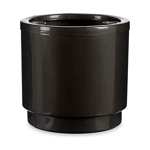 Ibergarden Maceta Autorriego Antracita Polipropileno (32,5 x 30,5 x 32,5 cm) (4 Unidades)