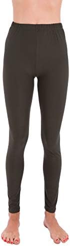 Homma Premium Ultra Soft High Rise Waist Full Length Regular and Plus Size Variety Pack Leggings (S/M/L, Charcoal)