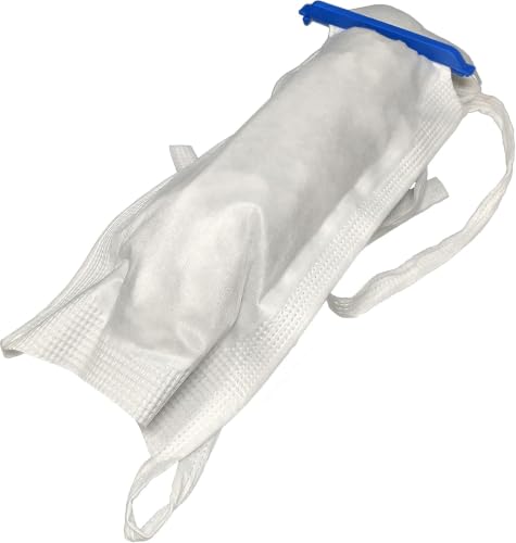 Image of Vakly Large Refillable Ice Bags 6.5 x 14, Reusable Ice Pack with Clamp Closure, Soft Outer Covering & Leak-Resistant Inner Layer for Hospital, Home & Sports Use 50 Pack