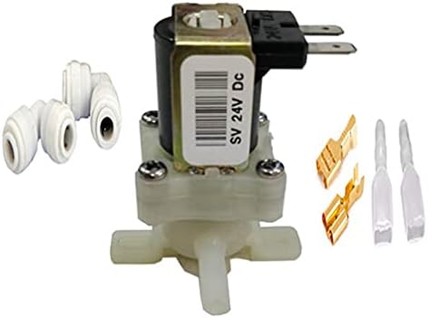 UPTECH Solenoid Valve 24 Volt 2.5 Amp DC for All Type of RO Water Purifiers (1, SV-Black)