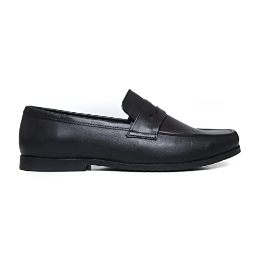 Image of Zoom Formal Shoes for Men Light-Weight, Flexible,Durable & Comfortable with Cushioned Insole for Office /Party A-1137 (Black)
