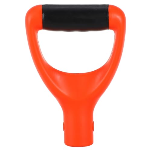 Wakauto Shovel D Grip Handle,Plastic Spade Snow Shovel Replacement Handle Spade Snow Scoop Digging Raking Tools Hand Protect Garden Accessorie for Digging Raking Tool