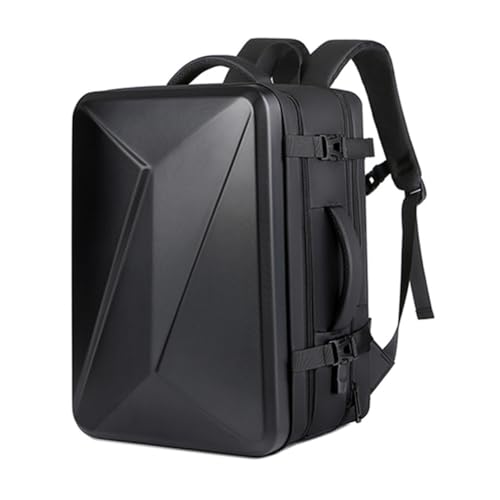 Qussedser Mochila rígida para laptop, expandible, impermeable, antirrobo, mochila para computadora, juegos, negocios, para hombres y mujeres, B