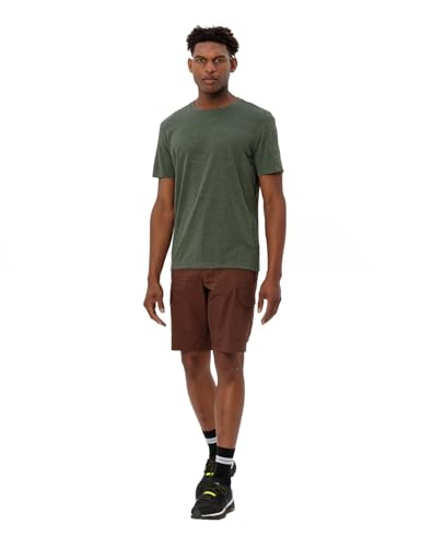 VAUDE Essential T-Shirt für Herren in Agave, Größe L – Schnelltrocknendes & pflegeleichtes Sport Shirt, Atmungsaktives Outdoor T-Shirt mit Rundhals, Ideal für Fahrradreisen, Wandern & Trekking