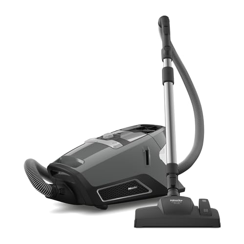Image of Miele Blizzard CX1 Bagless Cylinder Vacuum Cleaner with EcoTeQ Floorhead, Hygiene Lifetime Filter, Large Operating Radius, Graphite Grey