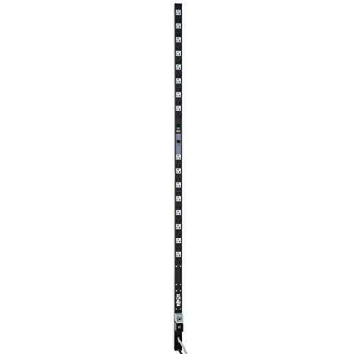 Tripp Lite Metered PDU, 20A Dual Circuit, 32 Outlets (5-15/20R), 120V, L5-20P/5-20P, 10 ft. Cord, 0U Vertical Rack-Mount Power (PDUMV40)