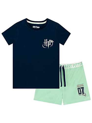 Harry Potter Chicas Superior Y Corto Azul 7-8 Años