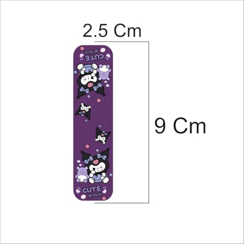 Zesta 3D Cute Magnetic Bookmark Gifts for Booklovers | Book Marks for Book Lovers | Bookmarks Aesthetic for Books | Cartoon Magnetic Bookmarks (Kuromi, Medium)