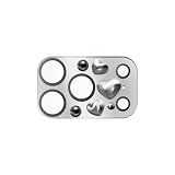 CASETiFY iPhone 17 Pro ミラーカメラレンズ 保護カバー - Chrome Love - シルバー