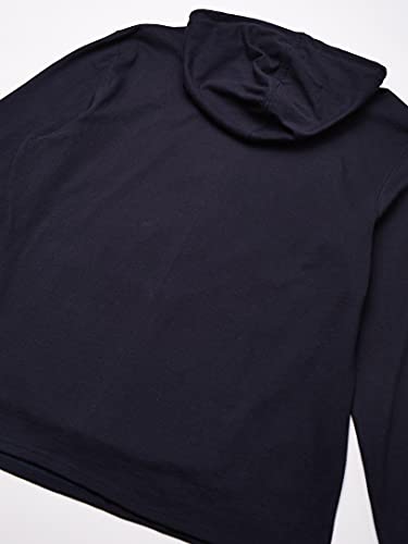 Champion Hoodie, Cotton Mid-Weight Hooded T-Shirt, Comfortable Men's Tee, Navy-549921, Medium #TOP3